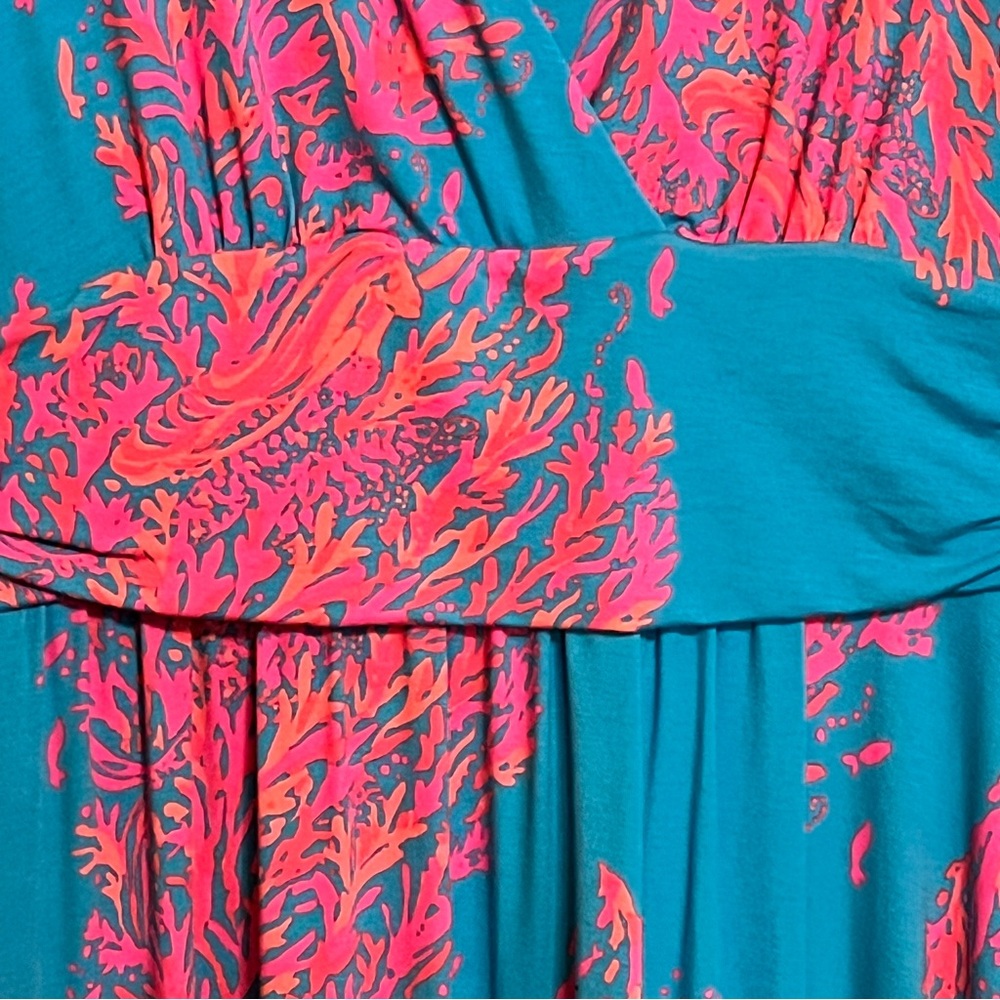 Lilly Pulitzer Moana Maxi Dress Turquoise Oasis
Goddess Of The Sea Women’s L - Picture 10 of 10
